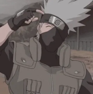 🤔 Kakashi Naruto Anime, Ninja, Kakashi, Naruto, Mangá, Personagem, Fanart telegram sticker
