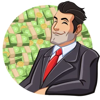 😊 деньги, успех, богатство, богатый, бизнес, финансы, наличные whatsapp sticker