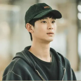 😕 HANY Coreano, Hombre, Actor, Sombrero, Casual telegram sticker