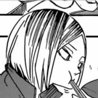 🏳 Kenma Kozume Haikyuu!! 켄마, 코즈메, 하이큐!!, 애니, 만화, 푸딩 머리, 게이머, 배구 telegram sticker