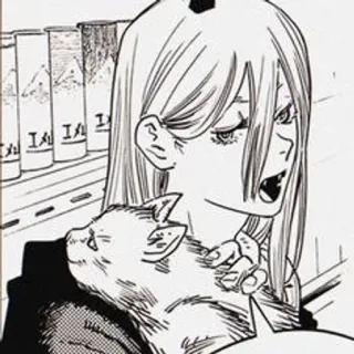 😺 Power Chainsaw Man Anime, Manga, Chica, Gato, Chainsaw Man, Power telegram sticker