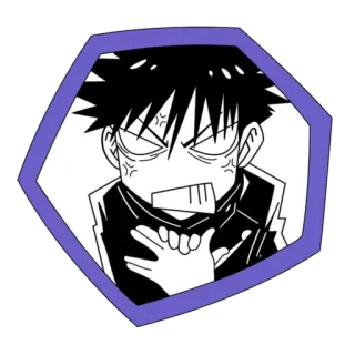 😠 Megumi Fushiguro Jujutsu Kaisen Anime, Manga, Megumi Fushiguro, Jujutsu Kaisen, Sticker, Enojado, Personaje anime whatsapp sticker