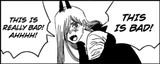 Chainsaw Man @bourros telegram stickers