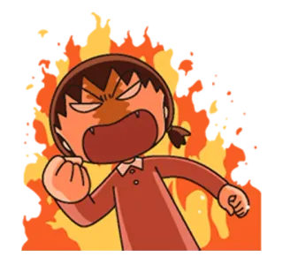 Maruko Chan telegram stickers
