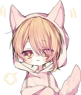 😤 anime, manga, kawaii, cute, character, illustration whatsapp sticker