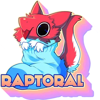 👟 RAPTORAL хищная птица, фурри, животное, мультфильм, милый, рептилия telegram sticker