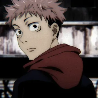 ✨ Yuji Itadori Jujutsu Kaisen Anime, Jujutsu Kaisen, Yuji Itadori, Shonen telegram sticker