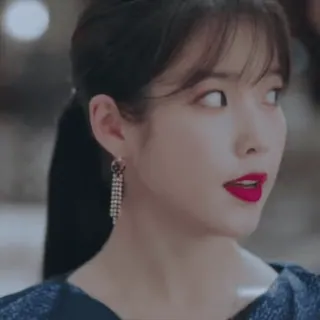 👍 IU корейский, женщина, актриса, певица, k-pop telegram sticker