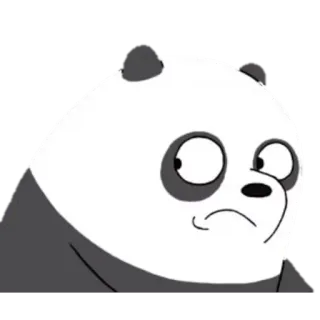 🐼 Panda We Bare Bears Panda, Urso, Desenho animado, Animação, Engraçado, We Bare Bears telegram sticker