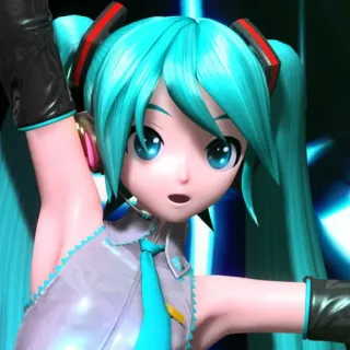 💧 Hatsune Miku Anime, Vocaloid, Hatsune Miku, Lindo, Música, Cantante, Ídolo telegram sticker