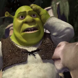 🤯 Shrek ยักษ์, หนัง, ตลก, ดรีมเวิร์คส์, แอนิเมชั่น telegram sticker