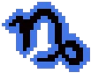 ♑ zodiaco, capricornio, astrología, horóscopo, símbolo, signo telegram sticker