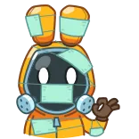 Rad Bunny telegram stickers