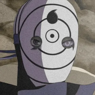 🕷 Obito Uchiha Naruto anime, manga, ninja, mask, villain telegram sticker