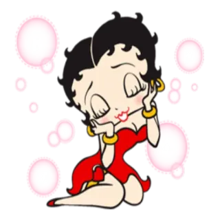 ☺️ Betty Boop Betty Boop, cartoon, classic, flapper, vintage, animated telegram sticker