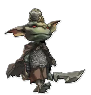 🐸 Goblin, Fantasy, Monster, Charakter, Kreatur telegram sticker