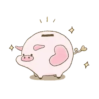 ๐ ๋ผ์ง, ๊ท์ฌ์ด, ๋ถํ์, ์ ๊ธํต, ๋๋ฌผ, ๋งํ whatsapp sticker