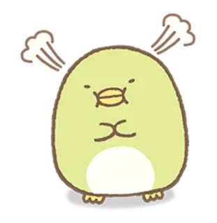 👿 penguin, marah, lucu, kartun, karakter telegram sticker