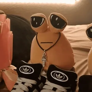 👟 plush toy, alien, adidas, sneakers, shoes, necklace telegram sticker