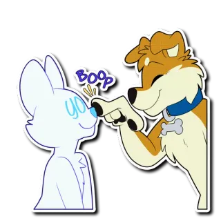 👃 BOOP whatsapp sticker
