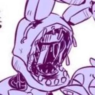 🌟 Bonnie Five Nights at Freddy's jeu vidéo, effrayant, animatronique, robot, monstre whatsapp sticker