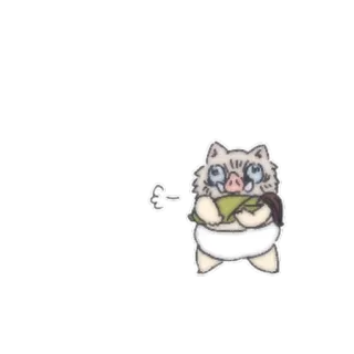 🌽 Inosuke Hashibira Demon Slayer Anime, Inosuke, Demon Slayer, Süß, Chibi telegram sticker