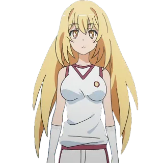😐 Anime, Manga, Blondynka, Kobieta telegram sticker