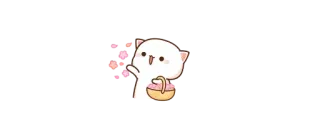 🫖 imut, binatang, kucing, bunga, kawaii telegram sticker