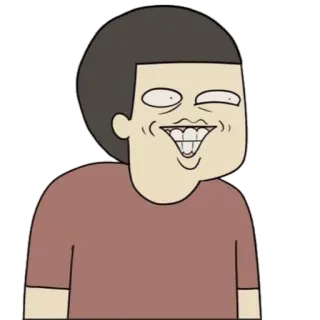 😂 cartone animato, faccia buffa, meme, personaggio, animazione, umorismo telegram sticker