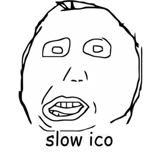 🚶 slow ico telegram sticker
