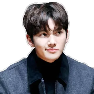😏 ator, coreano, celebridade, homem, retrato whatsapp sticker