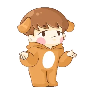 😏 Cartoon, Schattig, Kawaii, Anime, Personage telegram sticker