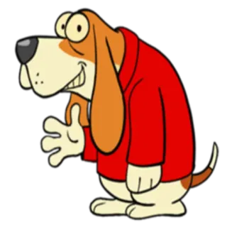 🙂 chien, dessin animé, animal, illustration, personnage telegram sticker