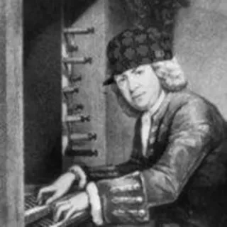 😐 Johann Sebastian Bach music, composer, classical music, baroque, musician telegram sticker
