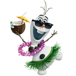 Olaf Christmas by @passion_stickers telegram stickers
