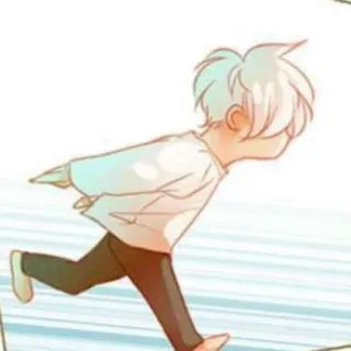 🌧 Anime, Manga, Correr, Dibujos animados, Personaje, Chico telegram sticker