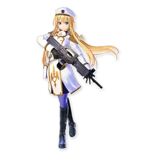 🤠 애니메이션, 군대, 무기, 소총, 제복 telegram sticker