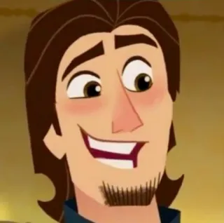 🖇 Eugene Fitzherbert Tangled Eugene, Flynn Rider, Enredados, Disney, dibujos animados, animado telegram sticker