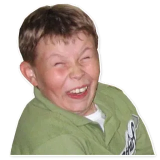 😆 child, meme, expression, funny, portrait telegram sticker