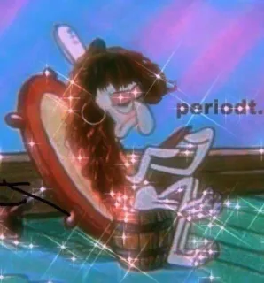 💅 Squidward Tentacles Spongebob Squarepants periodt. squidward, spongebob, funny, meme, period, cartoon, periodt telegram sticker