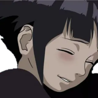😊 Hinata Hyuga Naruto 애니메이션, 만화, 히나타, 나루토, 캐릭터, 휴우가 telegram sticker