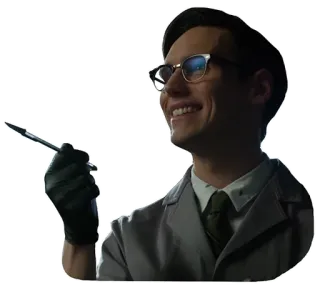 😁 Edward Nygma Gotham Эдвард Нигма, Готэм, Загадочник, Джеймс Гордон, Брюс Уэйн telegram sticker