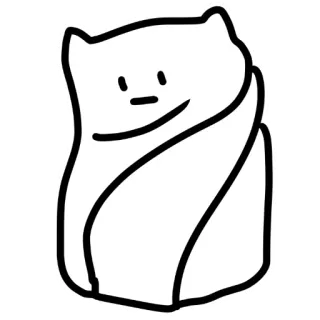 😠 cute, drawing, sketch, simple, cartoon telegram sticker