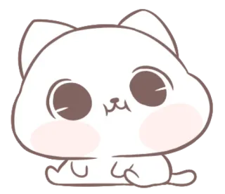 🙂 gato, gatinho, fofo, kawaii, animal, adesivo whatsapp sticker