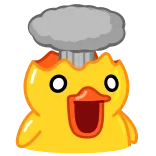 🤯 atomic bomb, explosion, nuclear, disaster telegram sticker