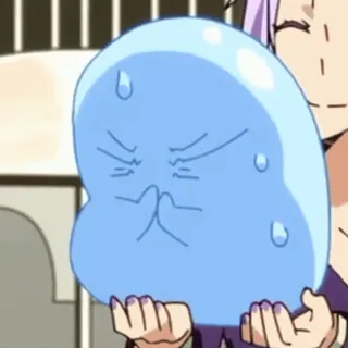 💧 Rimuru Tempest That Time I Got Reincarnated as a Slime anime, slime, Rimuru, isekai, fantasy telegram sticker