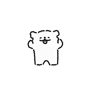 💬 gấu, hoạt hình, ngón giữa, cử chỉ, xúc phạm telegram sticker