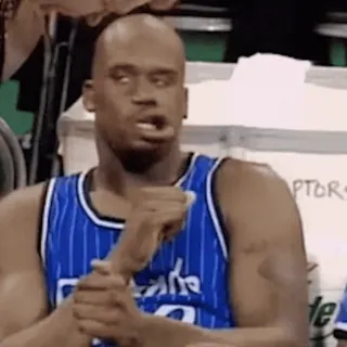 🤪 Shaquille O'Neal pallacanestro, sport, giocatore, nba, celebrità telegram sticker
