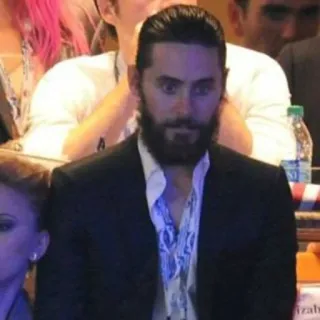 😣 Jared Leto Jared Leto, diễn viên, nhạc sĩ, người nổi tiếng telegram sticker