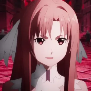 🥨 Asuna Yuuki Sword Art Online Anime, Sword Art Online, Asuna, Waifu, Meisje, Japans, Personage telegram sticker